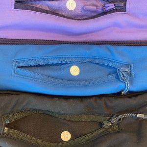 Lot of 3 Lululemon speed up shorts, sz 10, 4in